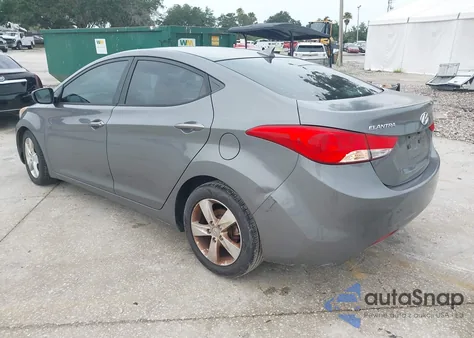 2013 Hyundai Elantra Gls from USA, damaged, VIN 5NPDH4AE3DH257626